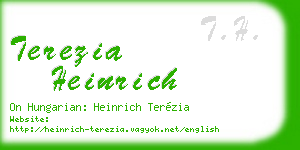 terezia heinrich business card